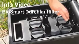 Oase BioSmart Durchlauffilter  BioSmart Set 700014000160002000030000  Video Gartenteichfilter [upl. by Aniarrol623]