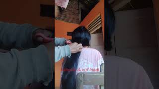 rambut panjang sepantat di babat sebawah telinga [upl. by Anivlek680]