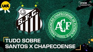 SANTOS X CHAPECOENSE ONDE ASSISTIR AO VIVO HORÁRIO E ESCALAÇÕES PELA SÉRIE B DO BRASILEIRÃO [upl. by Augustus]