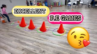 easy pe games for primary school and elementary games video physicaleducation [upl. by Bathsheb]