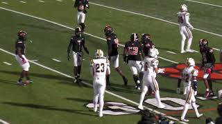 Belleville High School Quarter Back 19 Bryce Underwood 1st down run for 20 yards [upl. by Monty268]