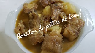 Bouillon de pattes de boeuf et pommes de terres [upl. by Rocher]