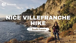 HIKING FRENCH Riviera NICE to VILLEFRANCE  Coastal Path [upl. by Sewoll]