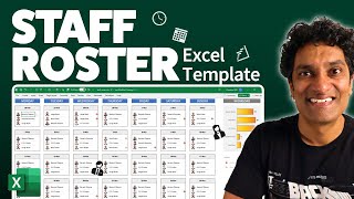 How to create a Work Schedule Roster using Excel [upl. by Avram]