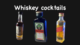 Jagermeister vs Indri vs Red Label whiskey cocktails [upl. by Hartmann]