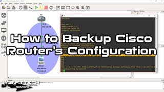 How to Backup Cisco Routers Configuration to TFTP Server using GNS3  SYSNETTECH Solutions [upl. by Norah]