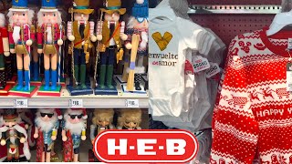 HEB Grocery NEW Christmas holiday finds insane November 2024 [upl. by Keyek]