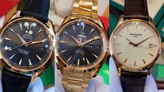 Hàng Tuyển  Đồng hồ Omega Vàng Đúc 18k  Đồng hồ Patek Philippe 5227R [upl. by Gilroy]