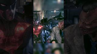 Batman Beyond captures Two Face and locks him out batmanarkhamknight batman [upl. by Dimond54]