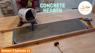 DIY Concrete Hearth Amateur Part 1 [upl. by Ursa981]