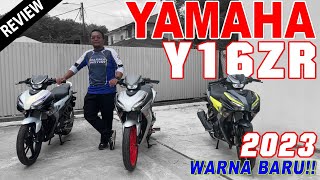 Yamaha Y16ZR Warna Baru 2023 Edition  Malaysia Review [upl. by Bokaj]