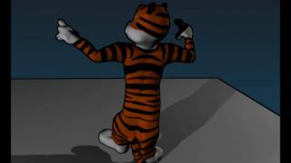 Calvin and Hobbes Hobbes CGI Model Movie Demo Made With Blender [upl. by Giuditta643]