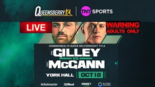 SAM GILLEY VS JACK MCGANN LIVE COMMONWEALTH SUPERWELTERWEIGHT CHAMPIONSHIP BOXING REACTION STREAM [upl. by Cressy]