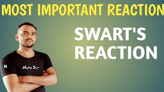 Swarts Reaction  Super Trick class 11  class 12  Neet [upl. by Ecirtnas825]