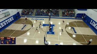 Limestone High vs East Peoria Community High School Girls Varsity Volleyball [upl. by Ydnec]