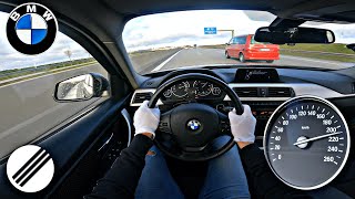 BMW F31 318d TOP SPEED DRIVE ON GERMAN AUTOBAHN🏎 [upl. by Atnicaj778]