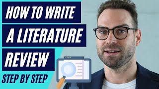 Literature Review  Step by Step Guide For Graduate Students  Prof David Stuckler [upl. by Way]