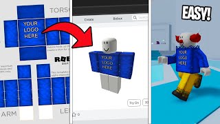 How to MAKE A SHIRT IN ROBLOX EASY METHOD [upl. by Ahsrat]