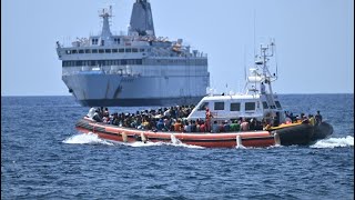 Migrants à Lampedusa  Quel impact pour la France [upl. by Pitzer]