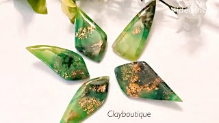 Polymer Clay Faux Native Copper Chrysocolla [upl. by Jolda]