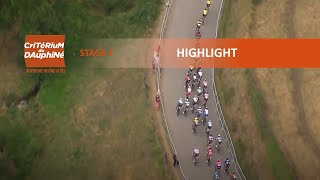 Critérium du Dauphiné 2020  Stage 1  Stage highlights [upl. by Alliuqal]