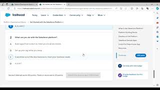 Platform Development Basics Salesforce Trailhead Get Started with the Salesforce Platform [upl. by Otsirc]