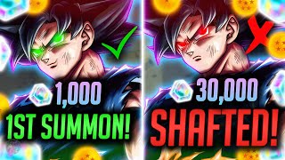 LUCK OR SHAFT DUALITY OF VIEWER SUMMONS FOR ULTRA INSTINCT SIGN GOKU Dragon Ball Legends [upl. by Nauqahs]