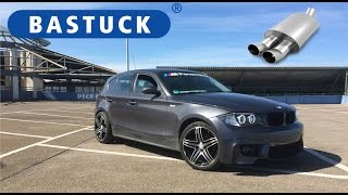 BMW E87  120i  BASTUCK EXHAUST  ESD  VSD ERSATZROHR  RAW Full HD [upl. by Swift]