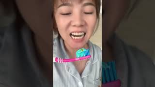 Toothbrush Se Besan Main 🥳 mini wood toy wood working art skill shorts tiktok [upl. by Husha3]