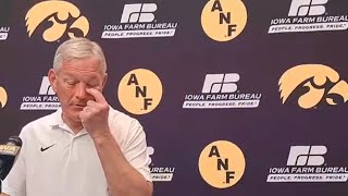 Kirk Ferentz Knows Iowa Fans Hate To Lose iowahawkeyes [upl. by Lever]