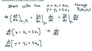 MAT273  Calc3  145b Definition For The Directional Derivative Expressed With The Gradient [upl. by Melc170]