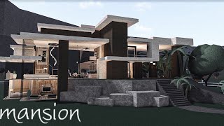 Bloxburg Mansion Modern House  House Build [upl. by Archle]