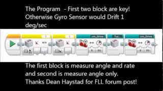 EV3 Gyro Sensor Testing [upl. by Mellins]