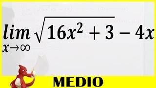 Límites al Infinito  Ej3 Raíz Cuadrada en Infinito menos Infinito [upl. by Kushner]
