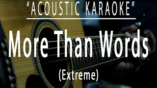 More than words  Extreme Acoustic karaoke [upl. by Lorene]