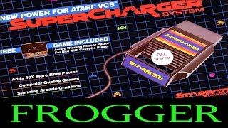 Frogger The Official  Starpath Supercharger  Atari 2600  Starpath Corp  SEGA  1982 [upl. by Sanalda]