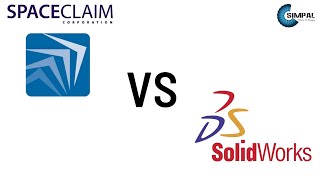 Spaceclaim VS Solidworks [upl. by Gilman]