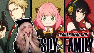 SPY X FAMILY Trailer Reaction 😍 [upl. by Rebba339]