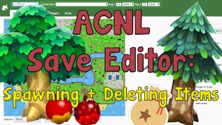 ACNL Save Editor How to Spawn  Delete Any In Game Item [upl. by Ahsinat]