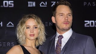 Jennifer Lawrence and Chris Pratts Totally Awkward Interview  E Red Carpet amp Award Shows [upl. by Hannibal]