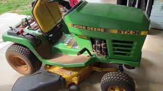 Things to know about John Deere STX38 Yellow Deck [upl. by Eylk]