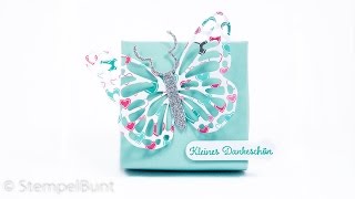 ANLEITUNG  LipButterBox mit Produkten von Stampin Up® [upl. by Assadah]