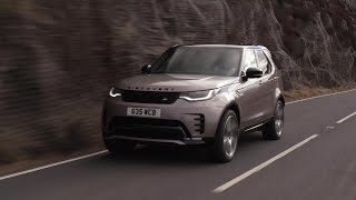 The new Land Rover Discovery RDynamic S P360 MHEV in Lantau Bronze Driving Video [upl. by Ansilme]