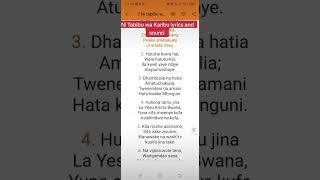 Ni Tabibu wa Karibu lyrics and sound [upl. by Kaliski]