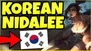 This KOREAN Nidalee Support build snipes you from across the map [upl. by Colville]