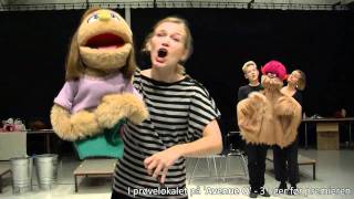 Avenue Q  quotDit Internet er til Squot  quotThe Internet is for Pquot Danish cast in rehearsals [upl. by Analem70]