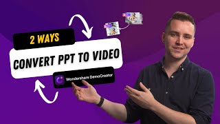 How to Convert PowerPoint Presentation to Video [upl. by Kcinom]