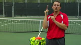 How to Hold a Tennis Racquet With a Continental Grip [upl. by Enelram]