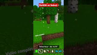 WorldEdit sur Minecraft Bedrock  shorts minecraft [upl. by Dwayne726]