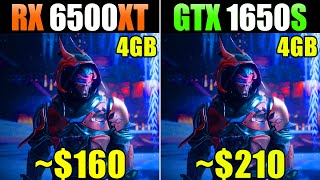 RX 6500XT vs GTX 1650 Super  Test in 25 Games  FSR Benchmarks [upl. by Ynatsyd256]